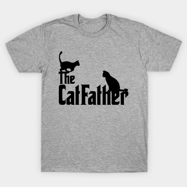 The CatFather T-Shirt by KayBee Gift Shop